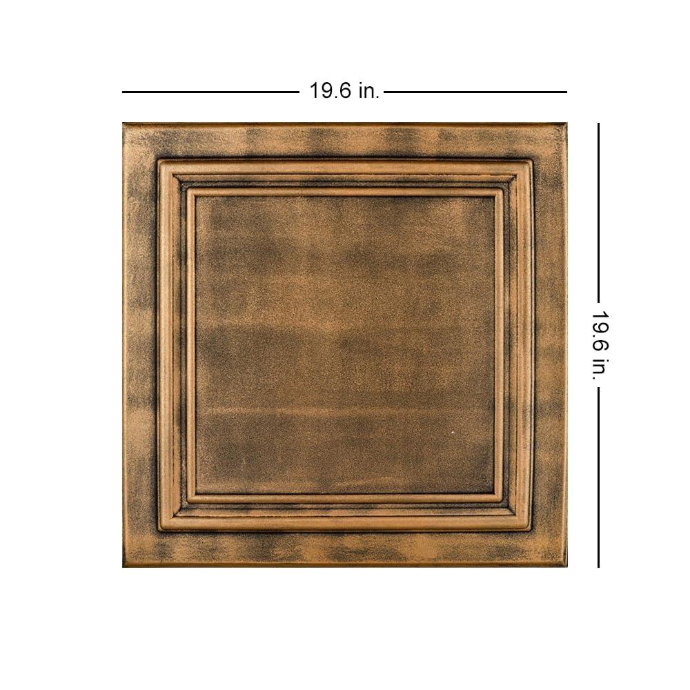 A La Maison Ceilings Line Art 1.6 ft. x 1.6 ft. Polystyrene Glue-up Ceiling Tile (Set of 96)