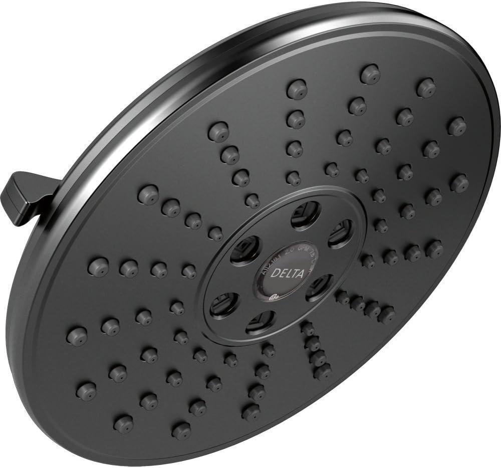 Universal Showering Components Shower Head in Matte Black