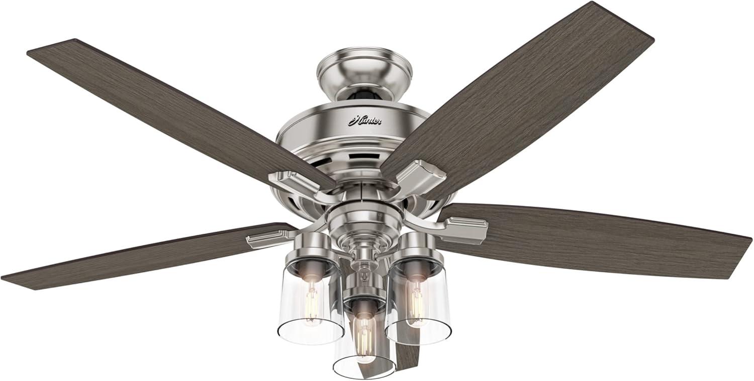 52" Bennett 5 - Blade Standard Ceiling Fan With Light Kit