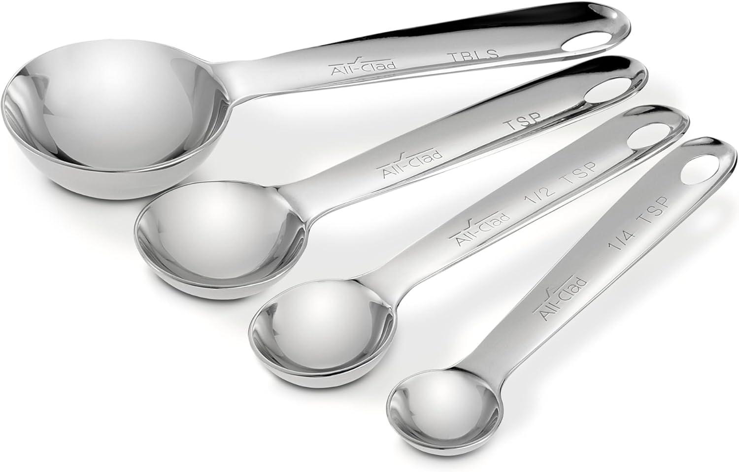 Stainless Steel Dishwasher Safe Measuring Spoon Set