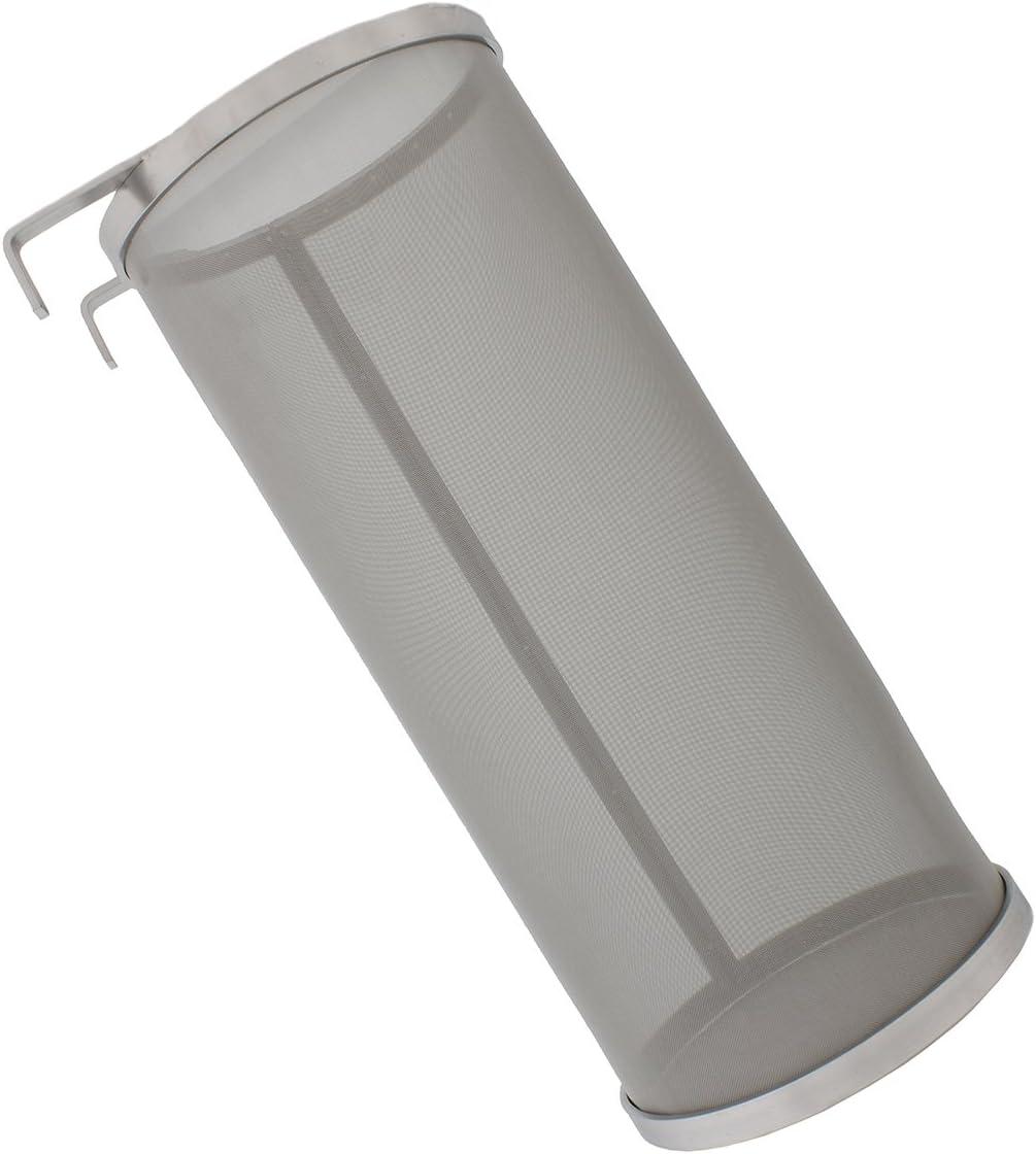 Brewing 6”x14” Inch Hopper Spider Strainer Stainless 300 Micron Hops Beer Filter