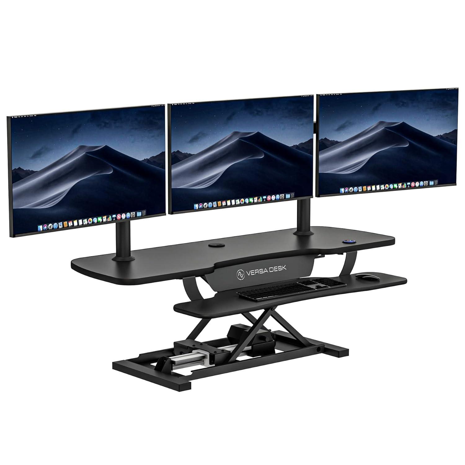 VERSADESK VersaDesk PowerPro Electric Height Adjustable Desk Converter w/ USB Charging Port