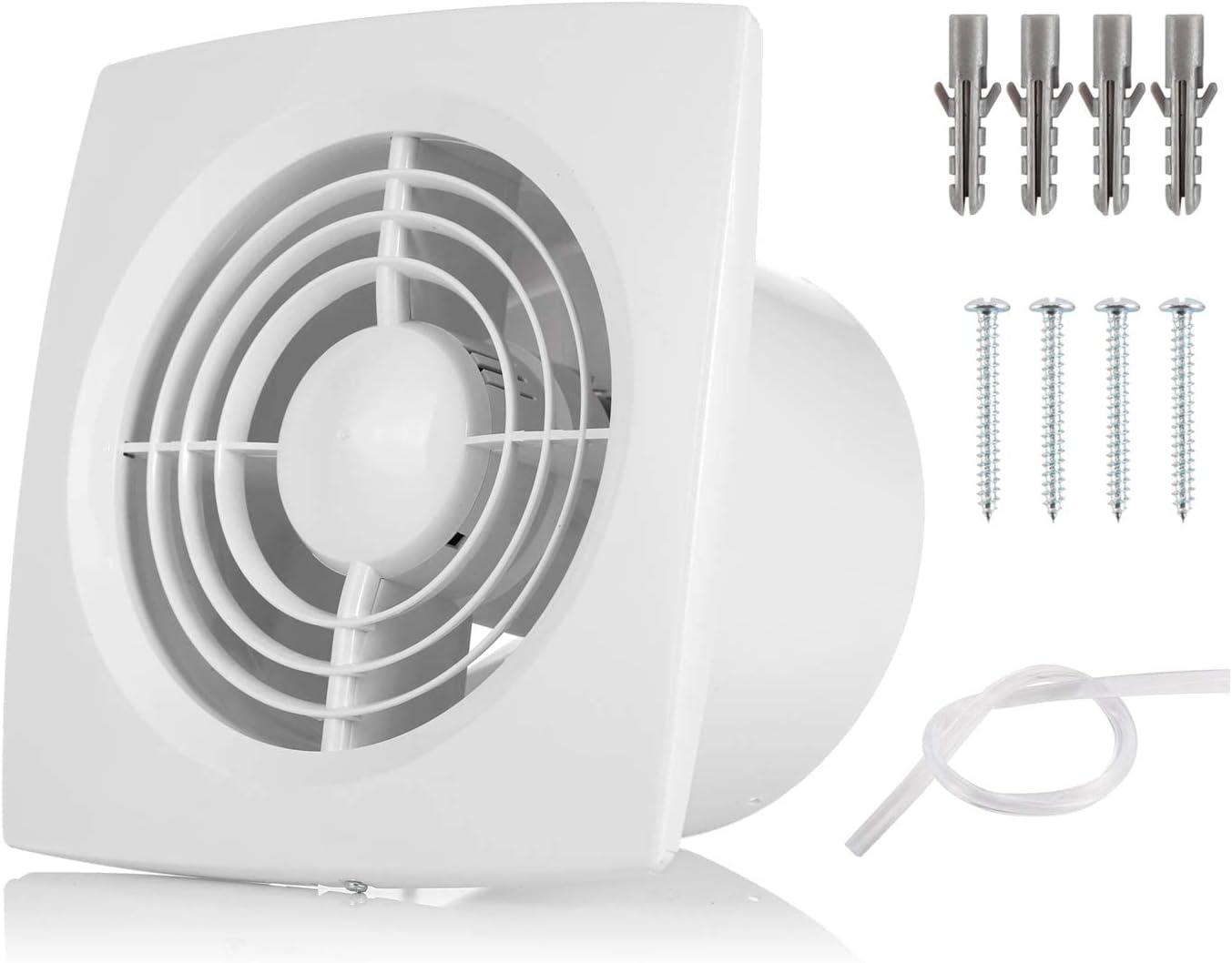 6" Exhaust Fan Extractor Ventilation Fan Bathroom Garage Exhaust for Kitchen,Bathroom,Bedroom,Low Noise and Energy Saving