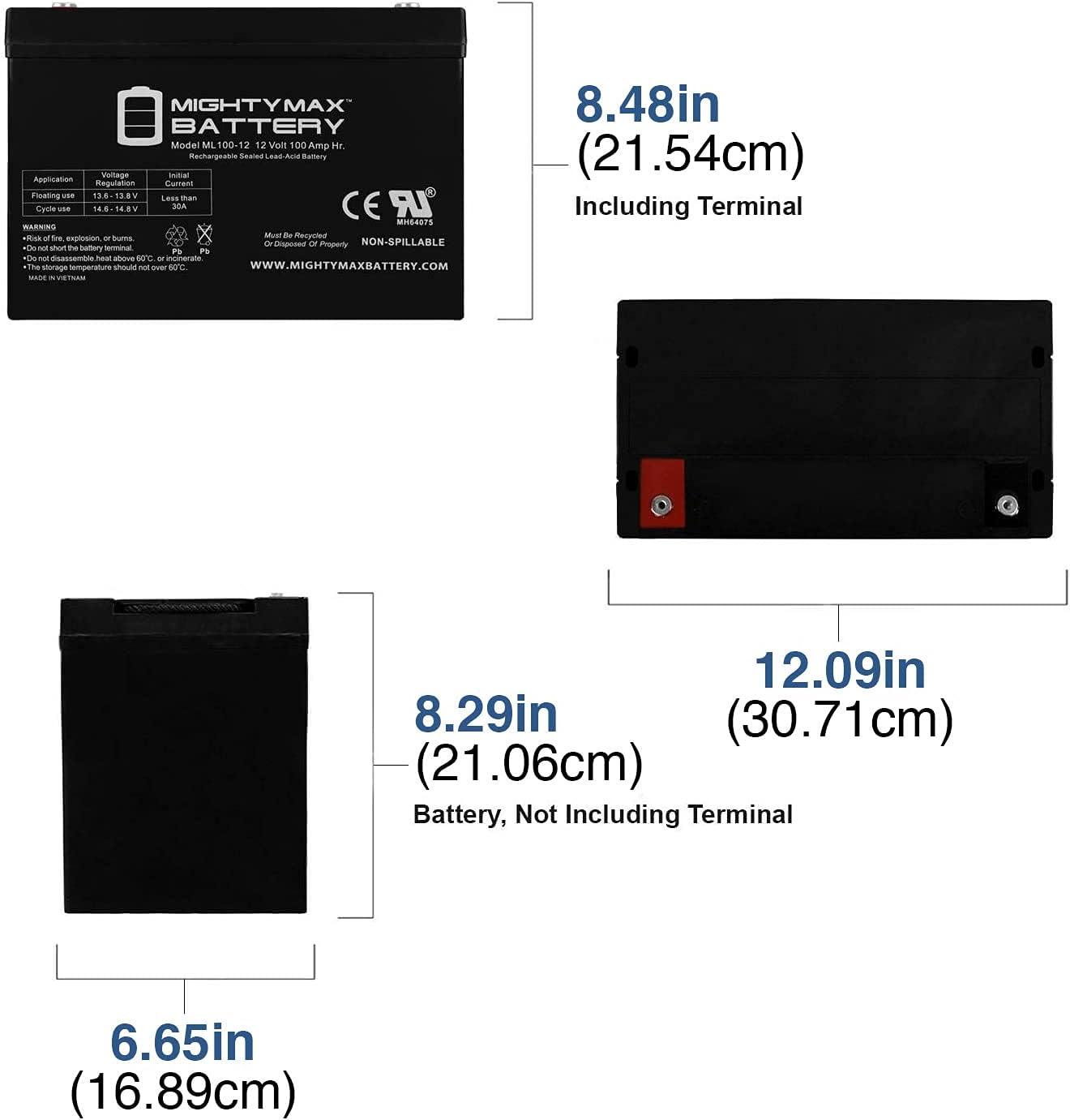 12V 100Ah SLA AGM Battery for Off Grid Solar Panels