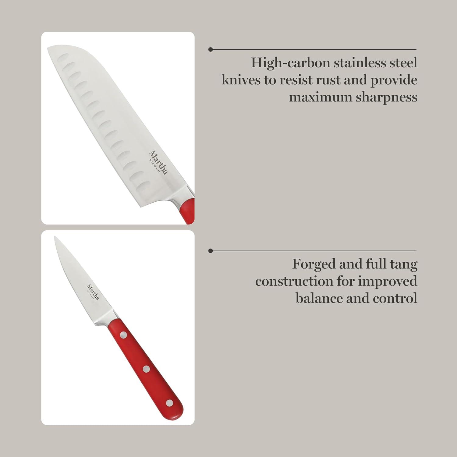 Martha Stewart 14 Piece Knife Block Set