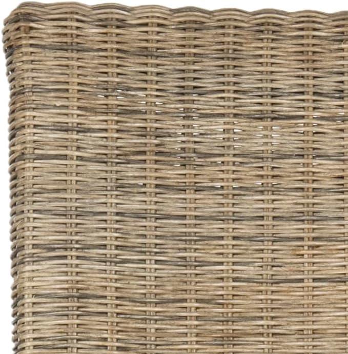 Arjun 18H Wicker Dining Chair (Set Of 2) - Grey - Safavieh