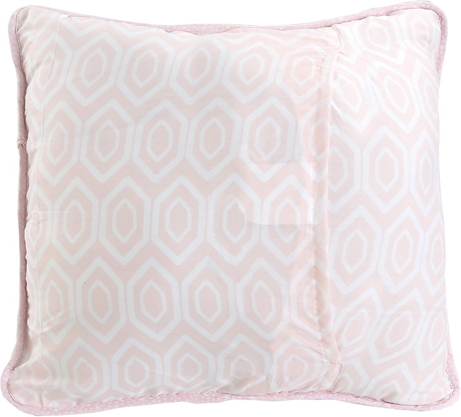 Ruffled Cotton Throw Pillow