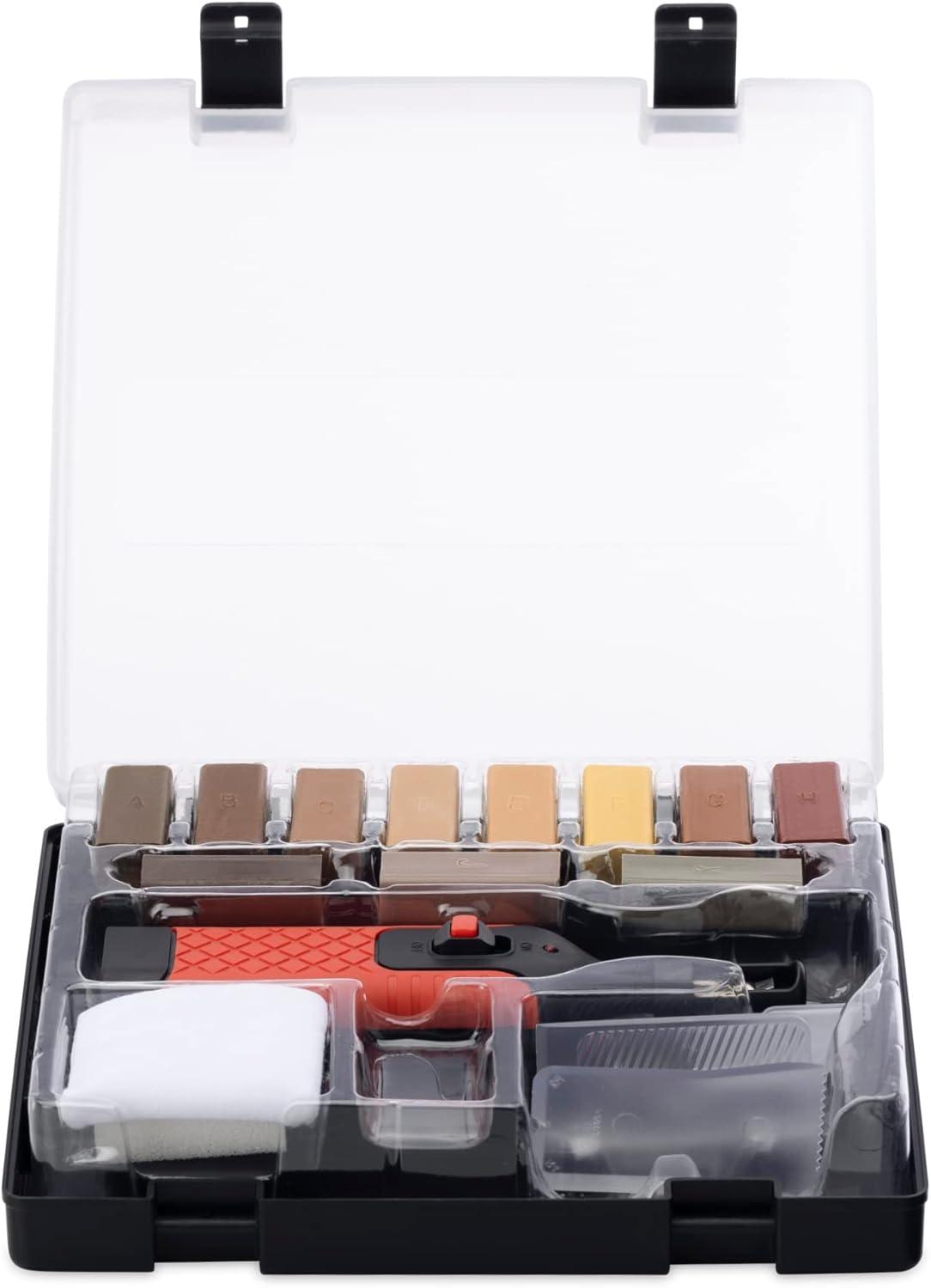 Navaris Wood Floor Repair Kit - Wax Sticks and Melting Tool, 1 Count