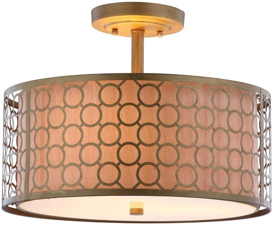 Giotta Ceiling Light - Antique Gold - Safavieh.