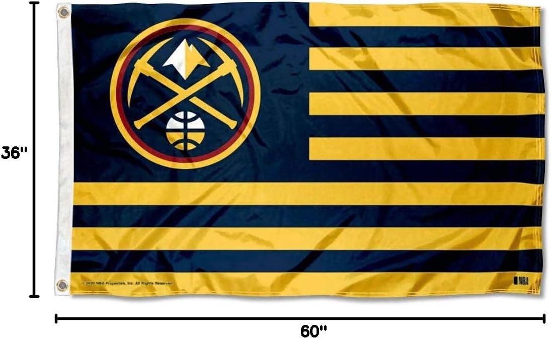 Denver Basketball Nuggets 3x5 Indoor / Outdoor 3x5 Banner Flag