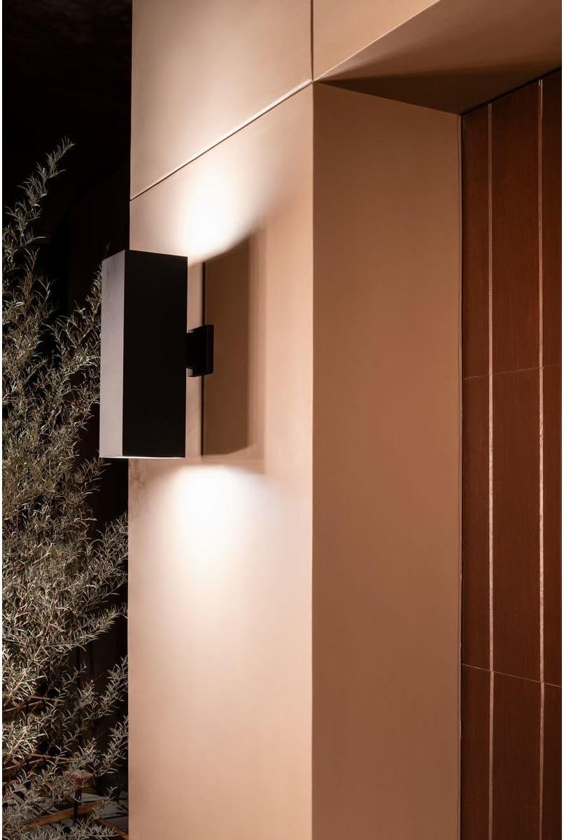 Progress Lighting, Verona, 2-Light Outdoor Wall Light, Antique Bronze, Material: Porcelain, Finish Color: Black