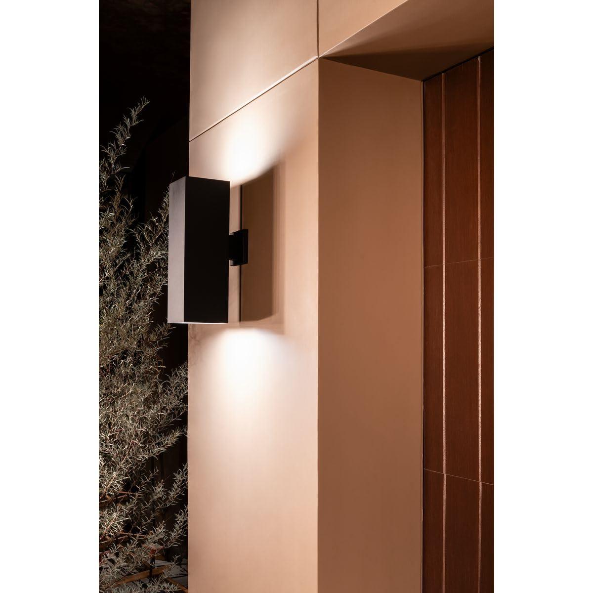 Progress Lighting, Verona, 2-Light Outdoor Wall Light, Antique Bronze, No Shade, Material: Porcelain, Finish Color: Black