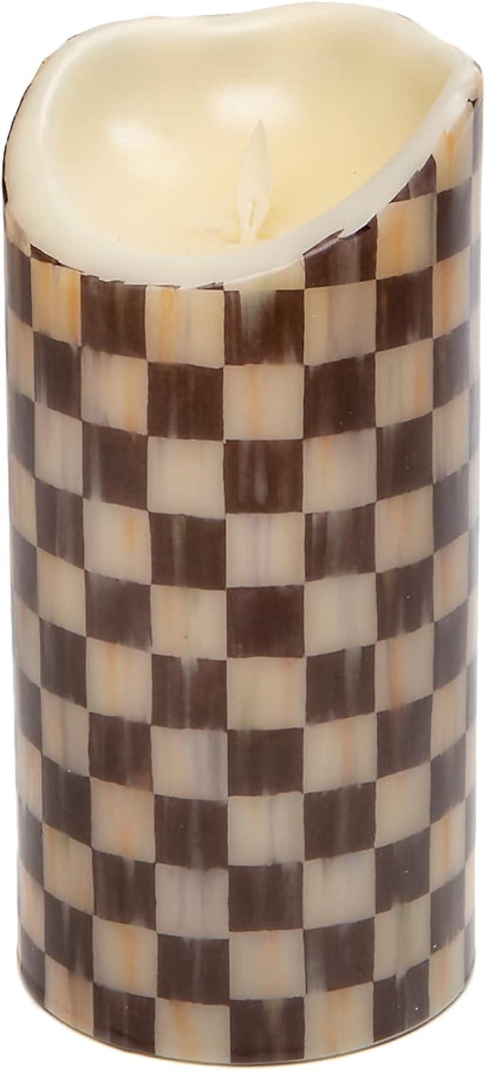 Courtly Check® Flicker 3 AA Pillar Candle