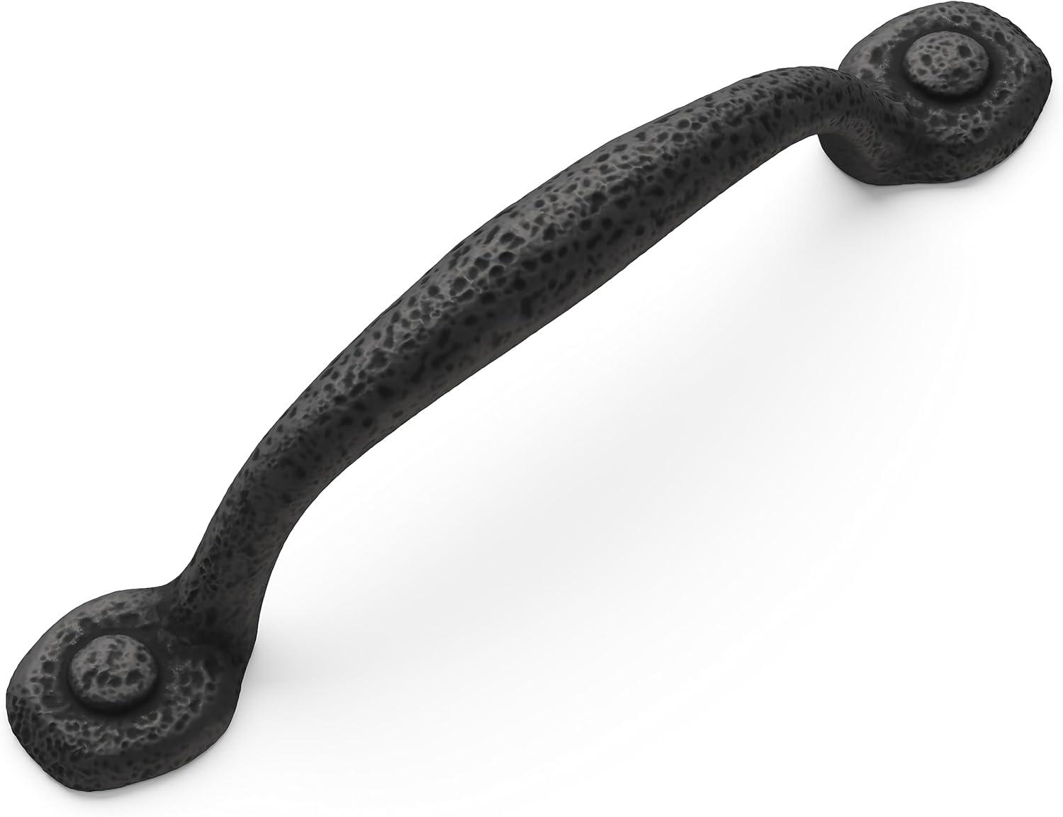 Refined Rustic Kitchen Cabinet Handles, Solid Core Drawer Pulls for Cabinet Doors, 3-3/4" (96mm)