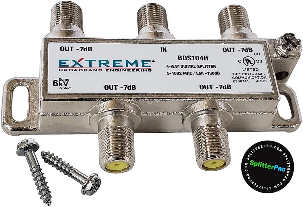 - Digital Splitters Professionals Install Every Day Across The U. S. A. 2-Way Coaxial Cable Splitter, 1 GHz