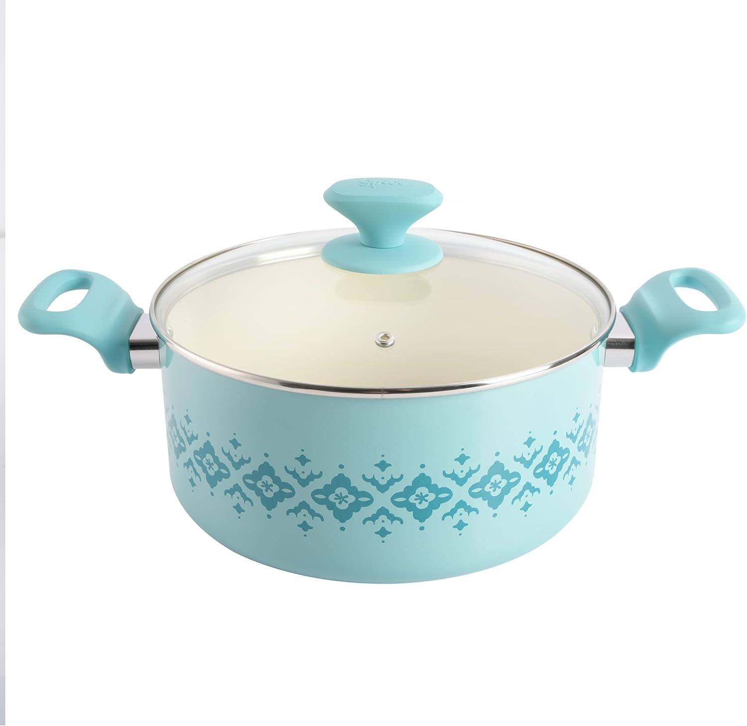Spice by Tia Mowry Spice by Tia Mowry 16 Piece Aluminum Non Stick Cookware Set