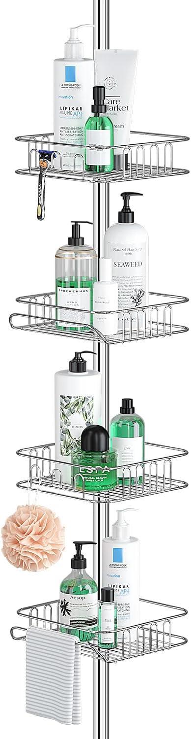 Raenee Tension Stainless Steel Shower Caddy