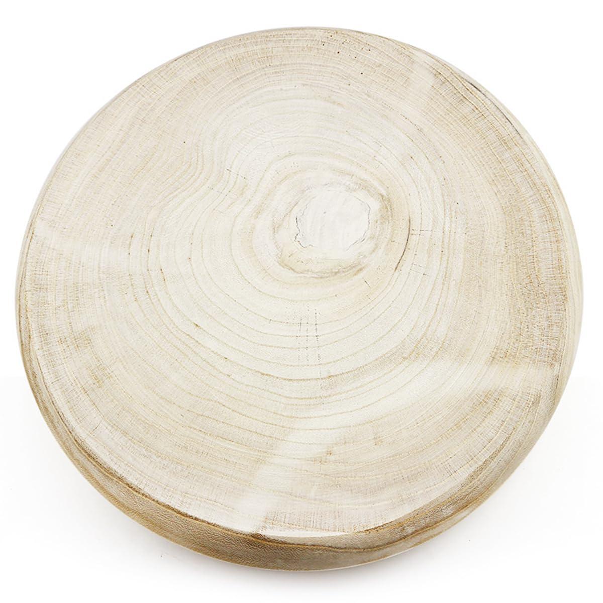 Santa Barbara Design Studio Table Sugar Hand Carved Paulownia Wood Serving Bowl, Large, Natural
