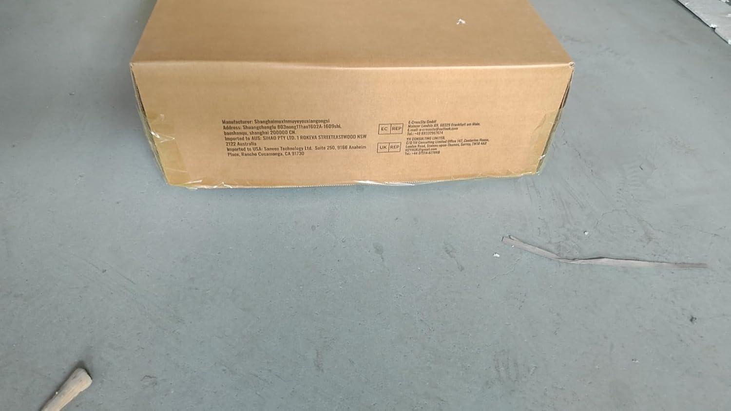 VEVOR Stainless Steel Food Prep Table, 14 x 48 x 34 Inch Commercial Kitchen Worktable, with 2 Adjustable Undershelf, Heavy Duty Prep Metal Work Tables for BBQ, Kitchen, Home, and Garage