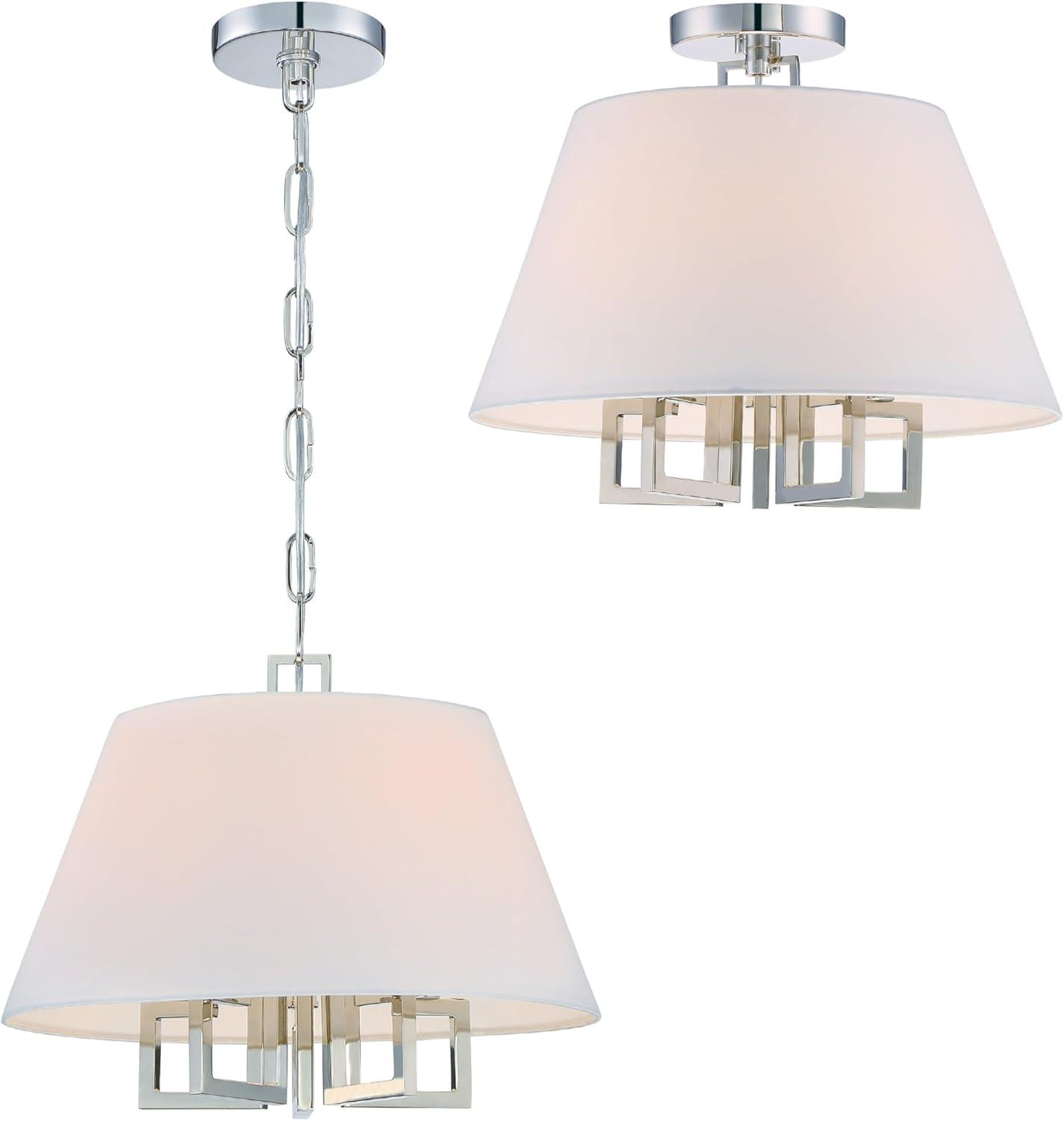 Crystorama Lighting Westwood 5 - Light Chandelier in  Polished Nickel