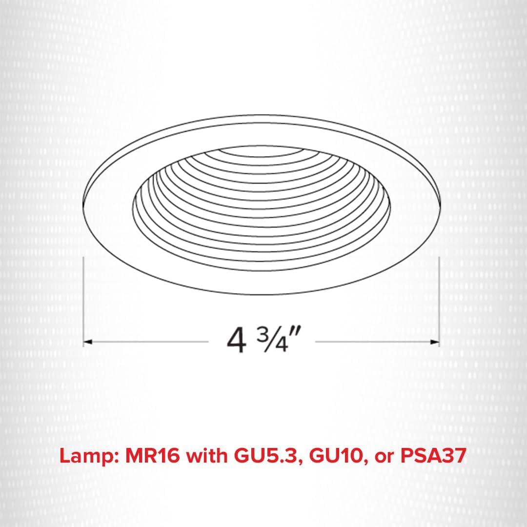 4'' Adjustable Recessed Trim