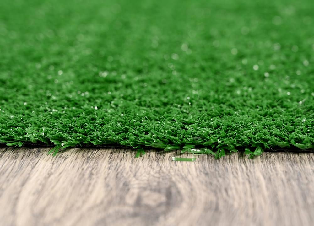 Garland Rug Artificial Grass Green Indoor/Outdoor Area Rug, 4' x 6'