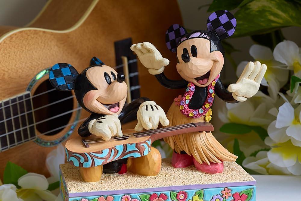 Jim Shore Disney Traditions Mickey and Minnie Hawaii Figurine