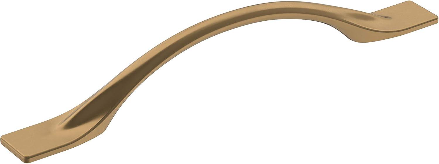 Champagne Bronze Modern Arch Cabinet Pull with Mounting Hardware