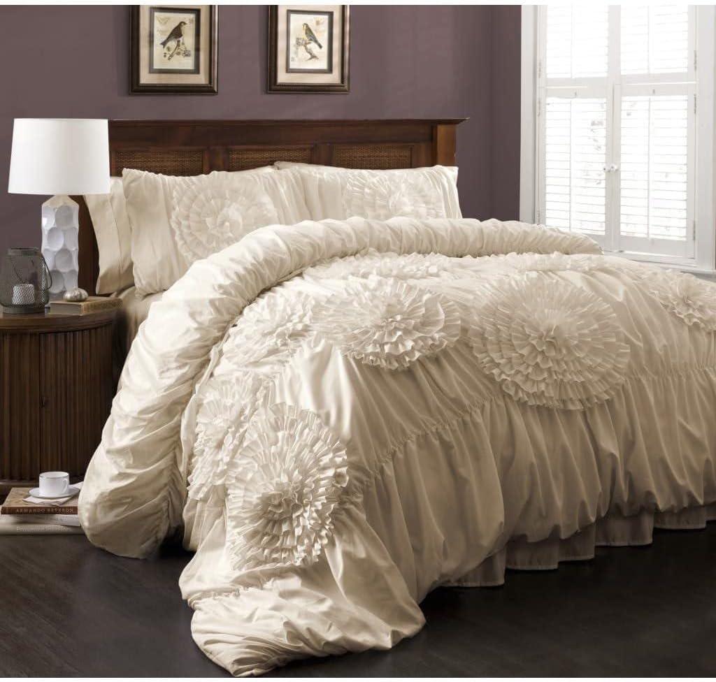Lush Decor Serena Microfiber Traditional Comforter Set