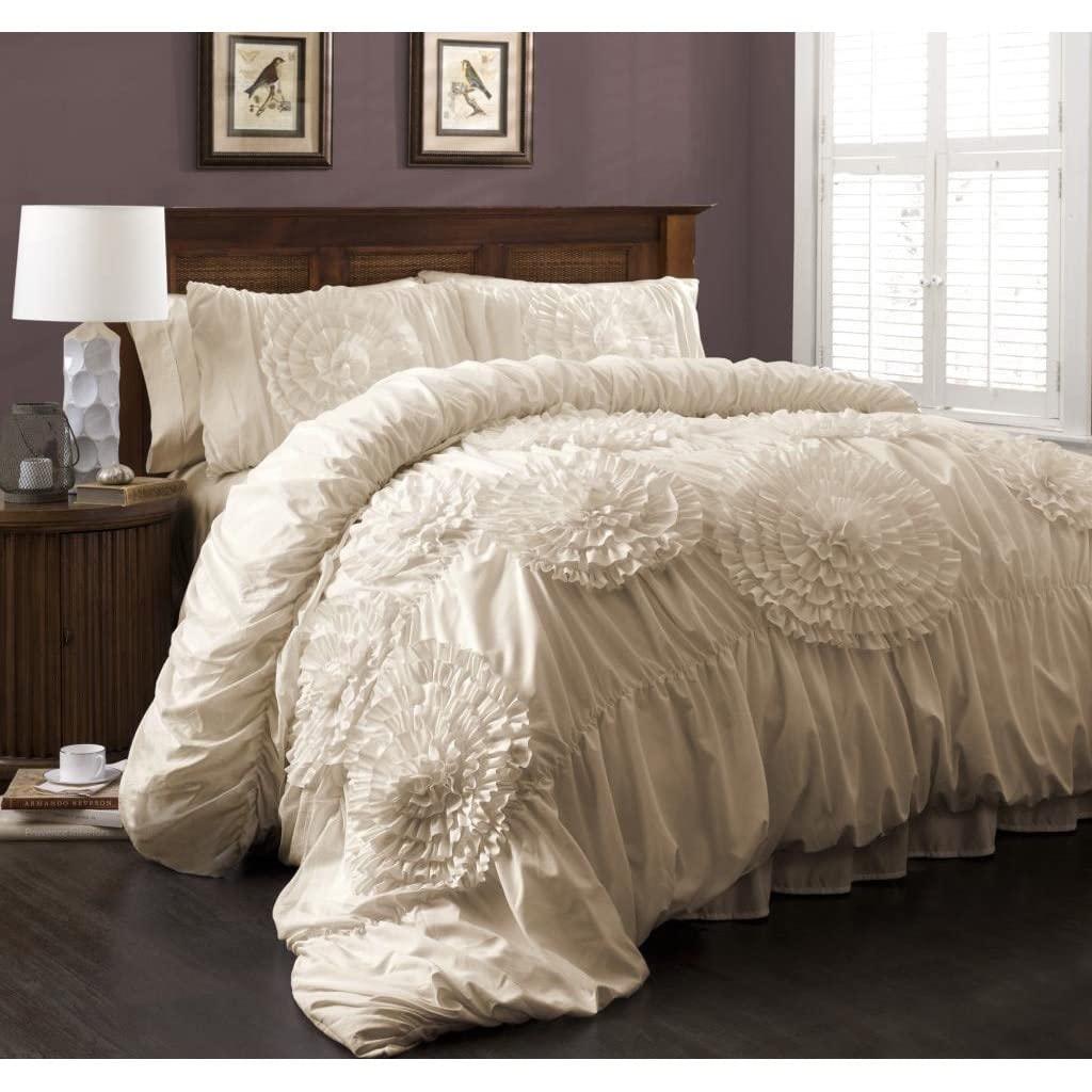 Lush Decor Serena Microfiber Traditional Comforter Set