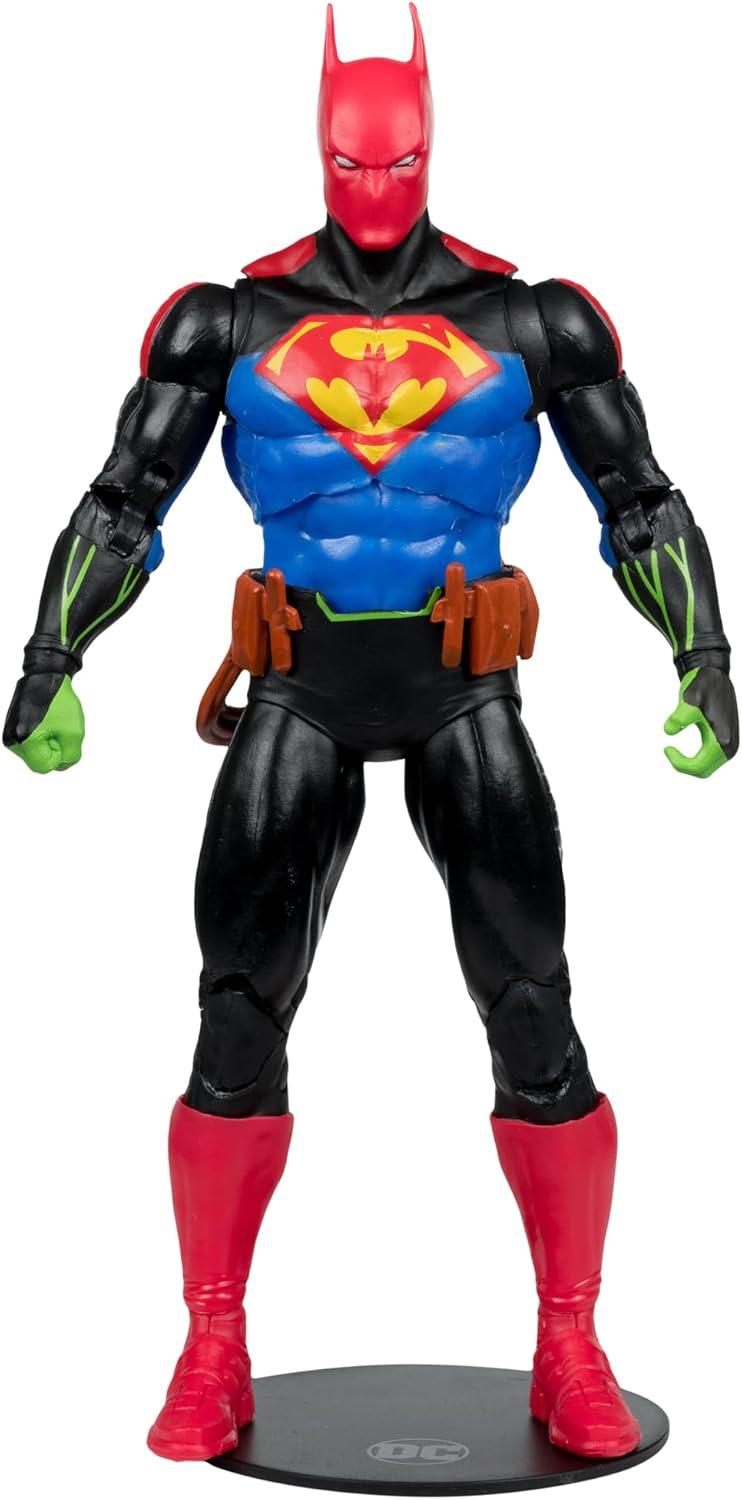 DC Multiverse - World's Finest - 7" Batman / Superman Fusion Action Figure, McFarlane Toys, Gifts