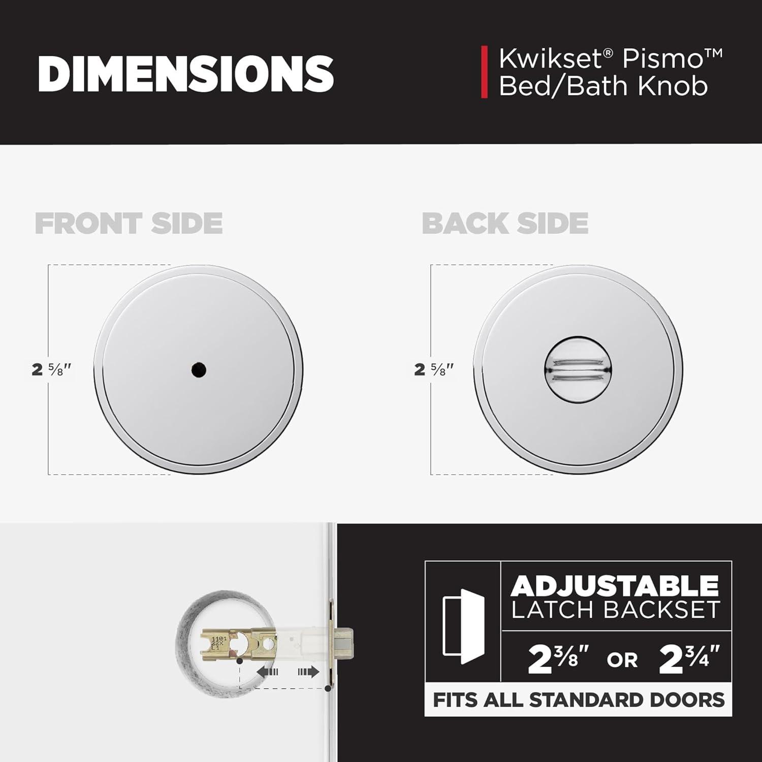 Pismo Privacy (Bed & Bath) Circle Knob
