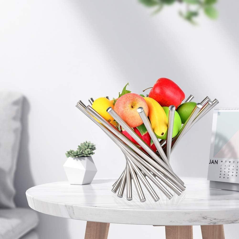 Large Stainless Steel Modern Foldable Fruit Basket