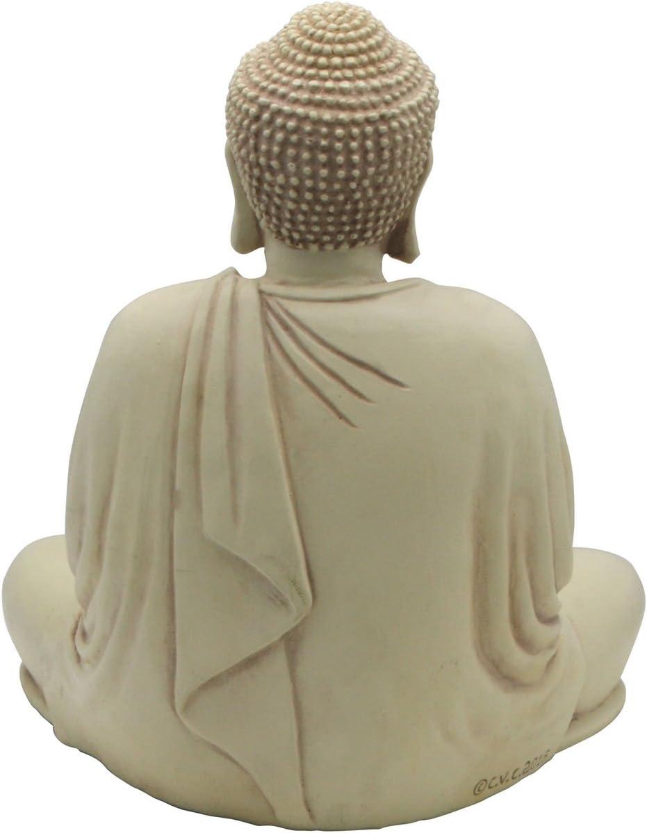 Minimalist Indoor-Outdoor Buddha Statue, 8.5 Inches