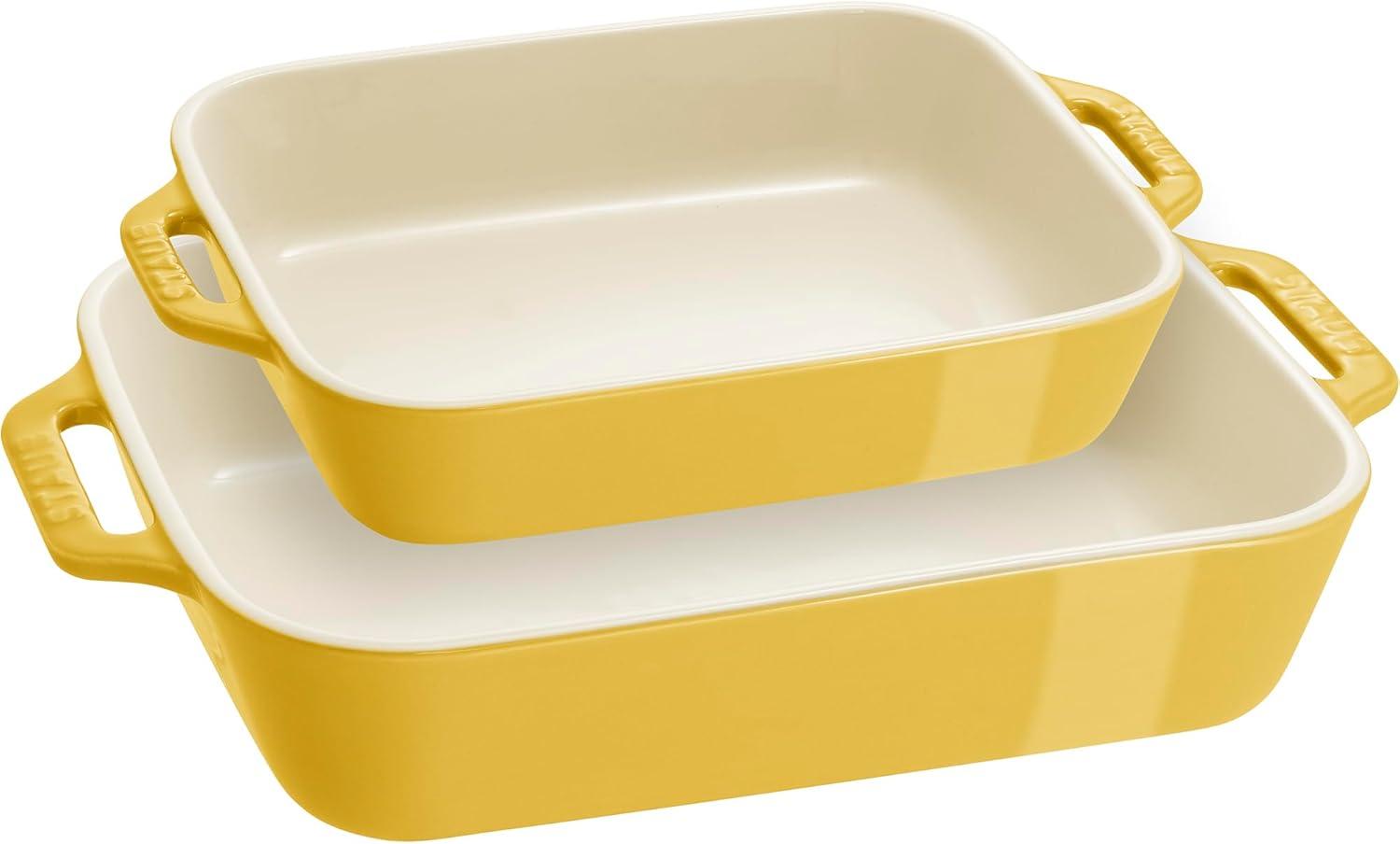 Staub Ceramic 2-piece Rectangular Baking Dish Set