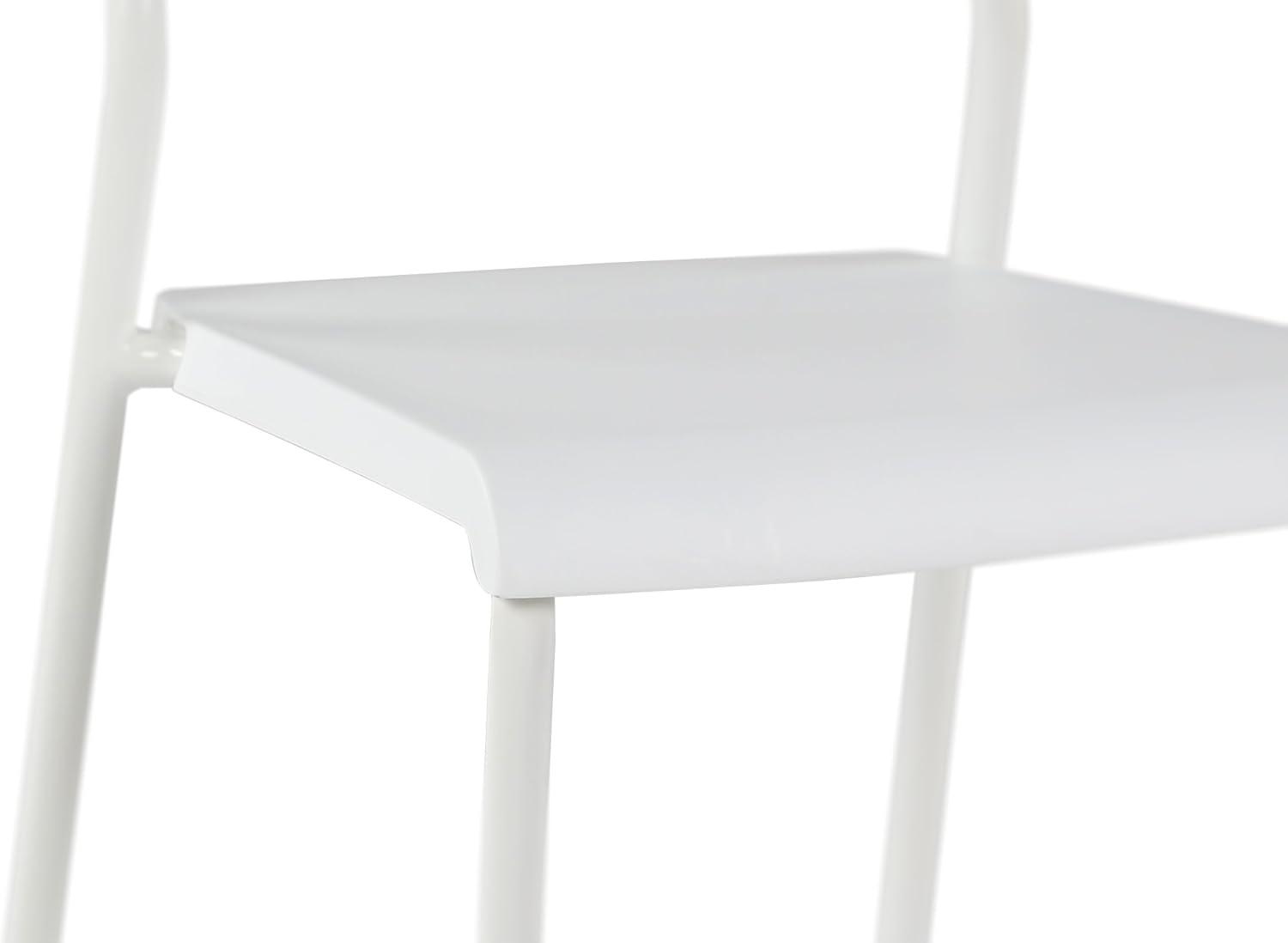 Humble Crew Lightweight Industrial Office Desk Chair, White