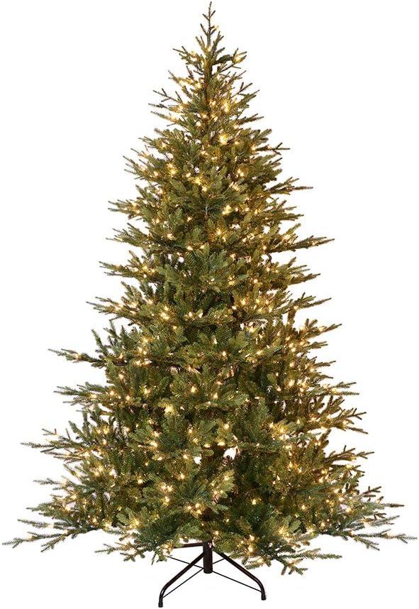 Puleo International Balsam Fir Pre-Lit Artificial Christmas Tree