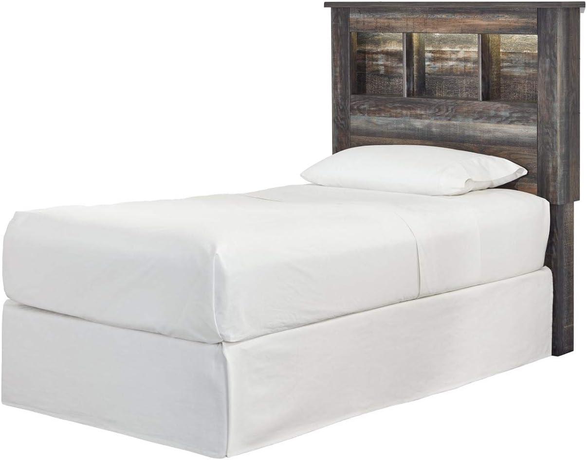 Signature Design by Ashley Contemporary Frames and Rails Twin/Full Bolt on Bed Frame  Metallic