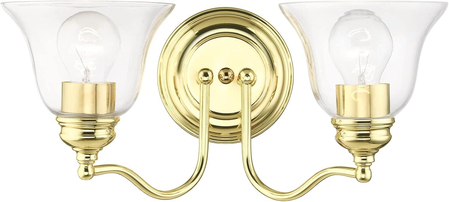 Livex Lighting Moreland 2 - Light Vanity in  Polished Brass