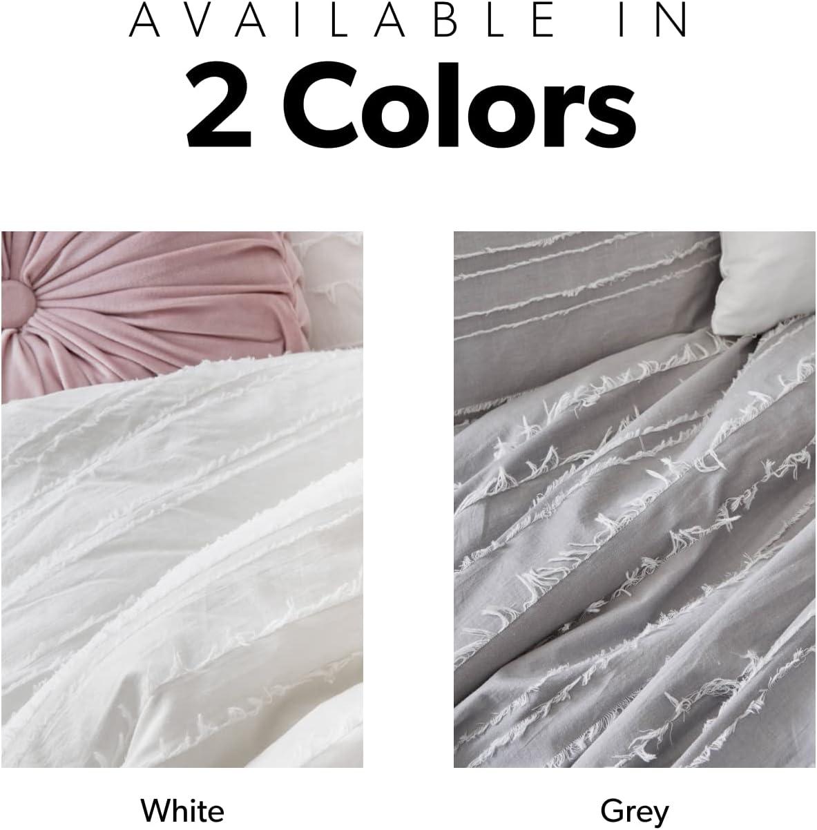 Juliette Eyelash Fringe Comforter and Sham Set