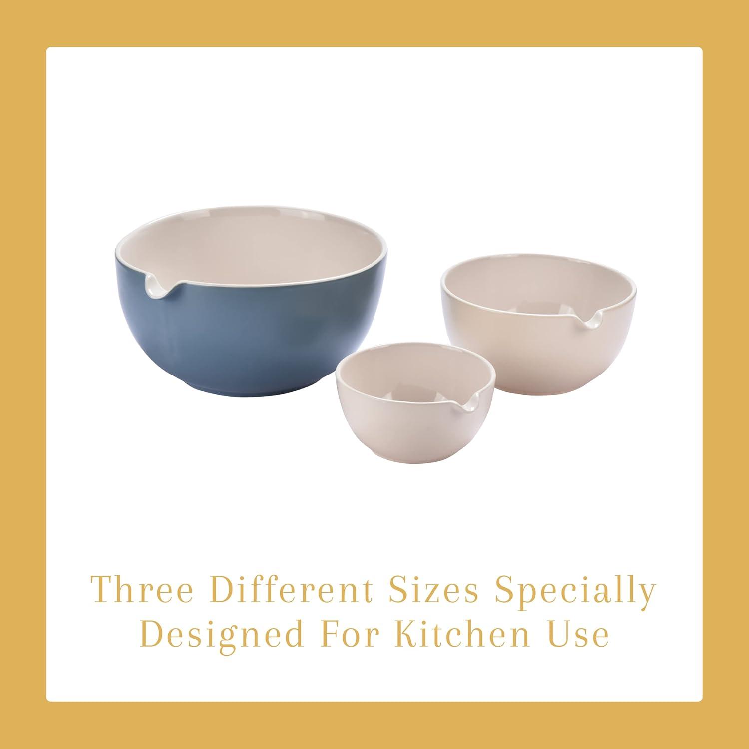 2lb Depot Prep Mixing Bowls- Set Of 3, Gray