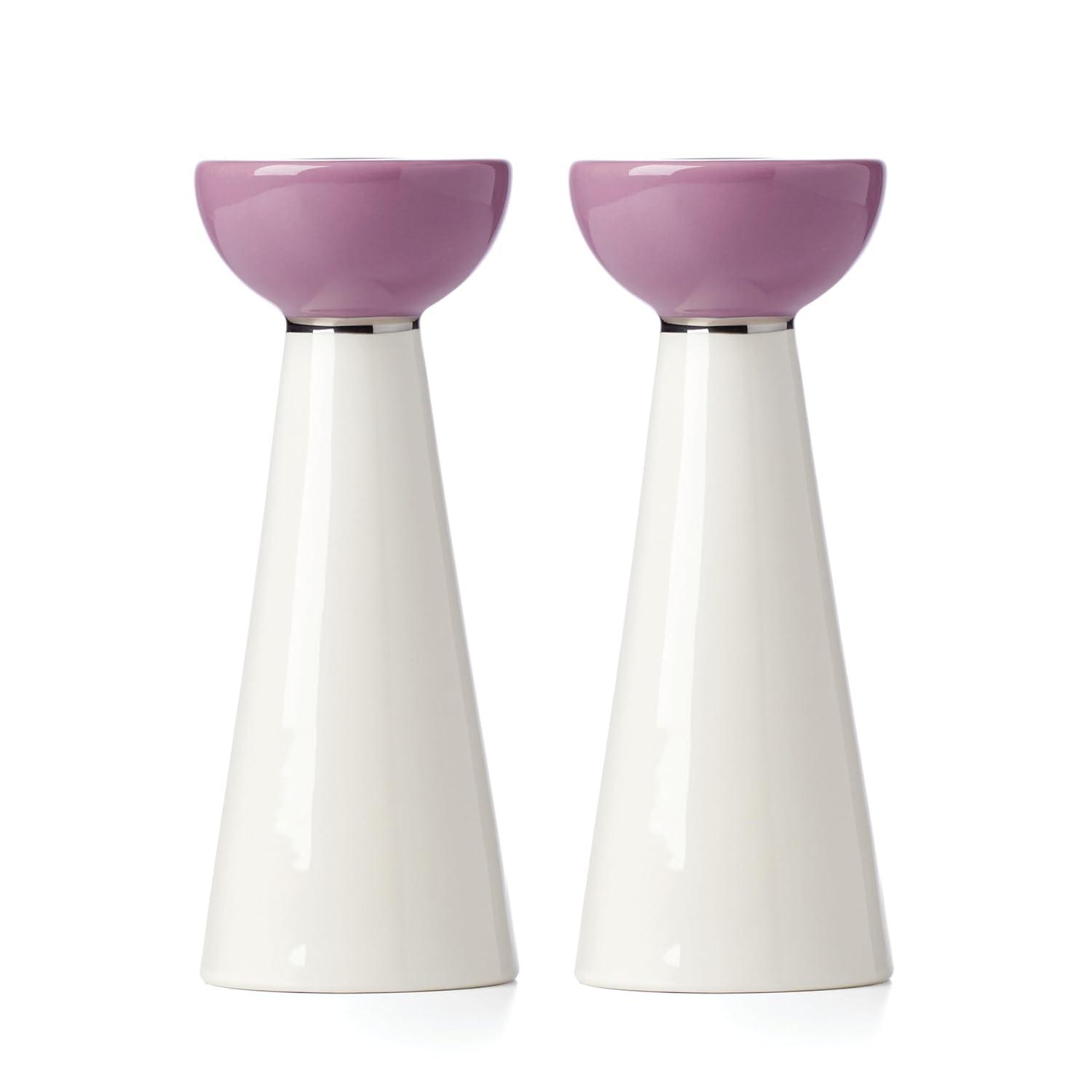 kate spade new york Oak Street 2-Piece Candlestick Holders Set, Passover