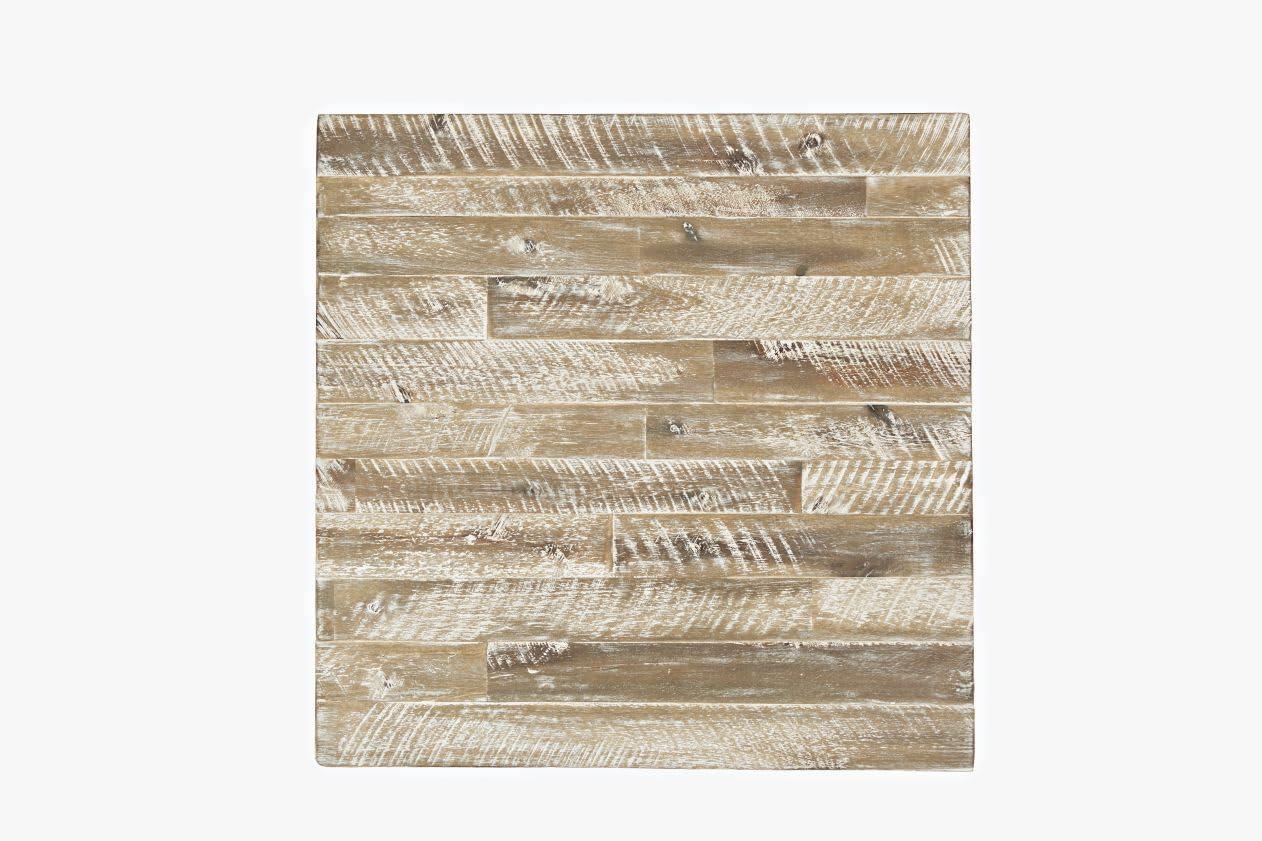 Jofran,Artisan's Craft Rustic Farmhouse Distressed Solid Wood End Table