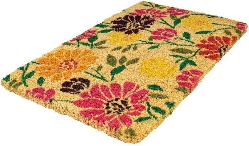 No Trax Spring Daisies Coir Door Mat