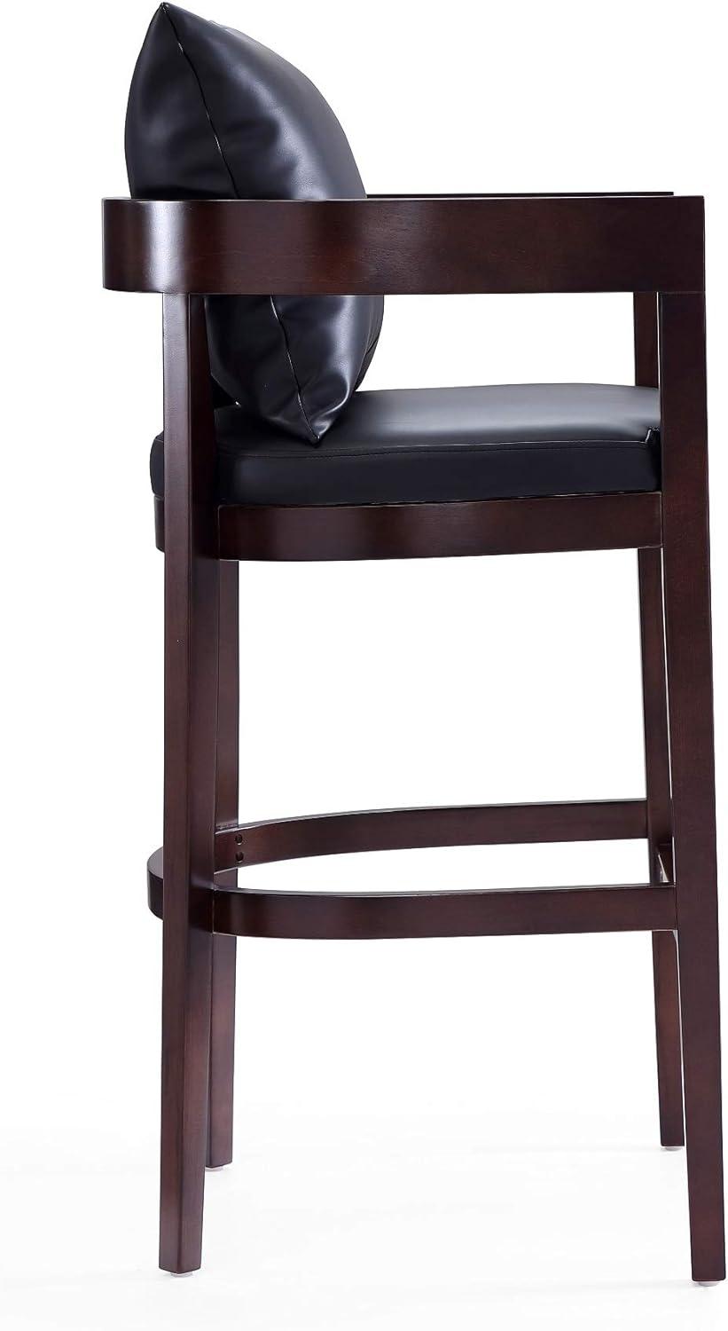 Ritz Upholstered Beech Wood Barstool - Manhattan Comfort