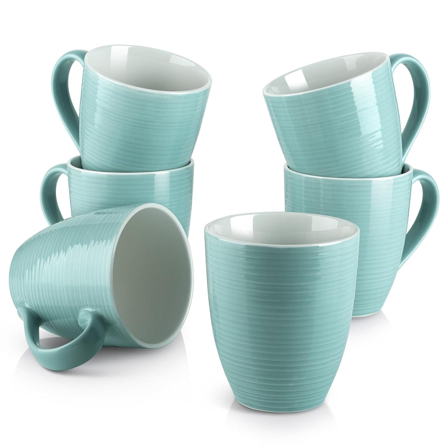 DOWAN DOWAN Ceramic Coffee Mug (Set of 6)
