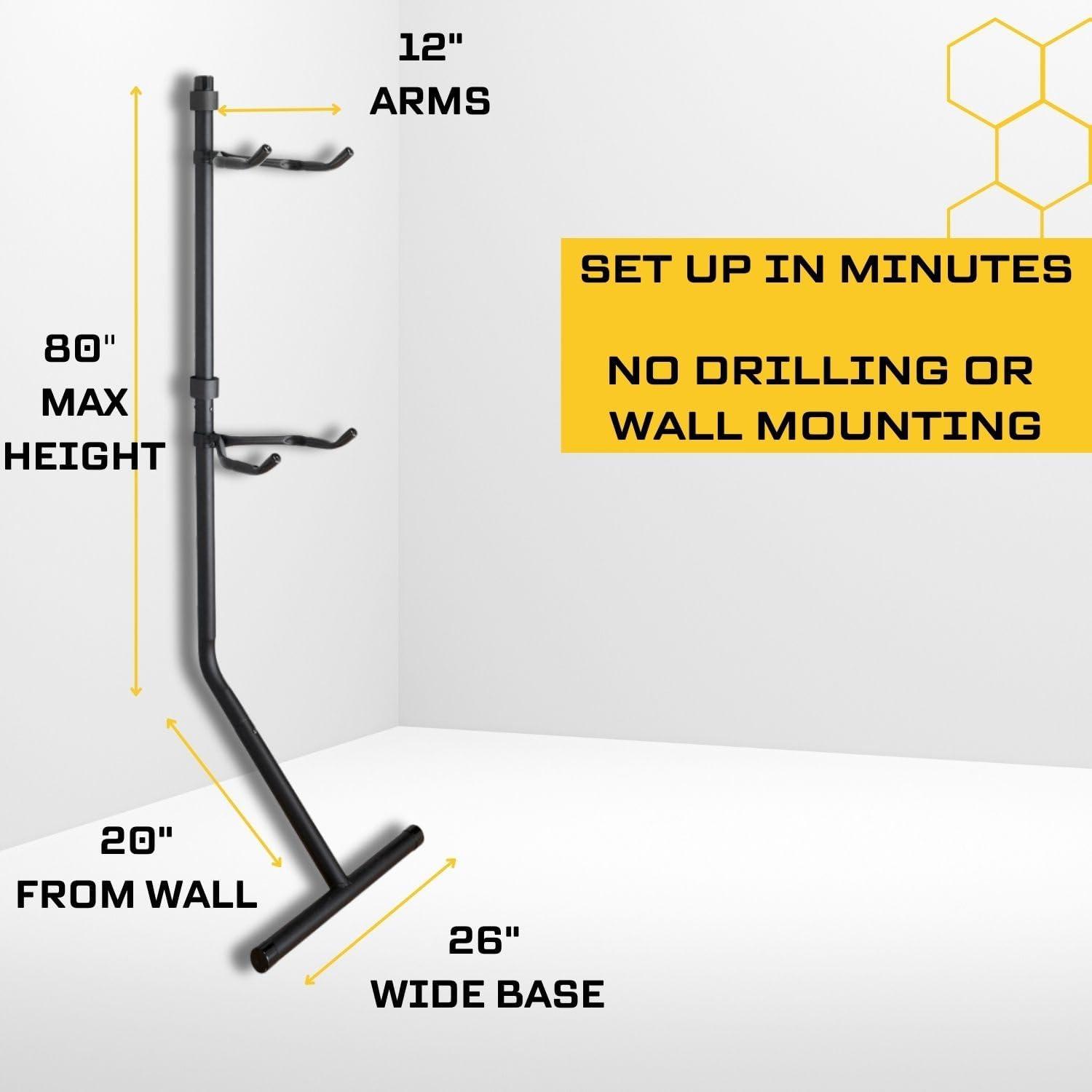 Aluminum Wall Mounted Bike Rack