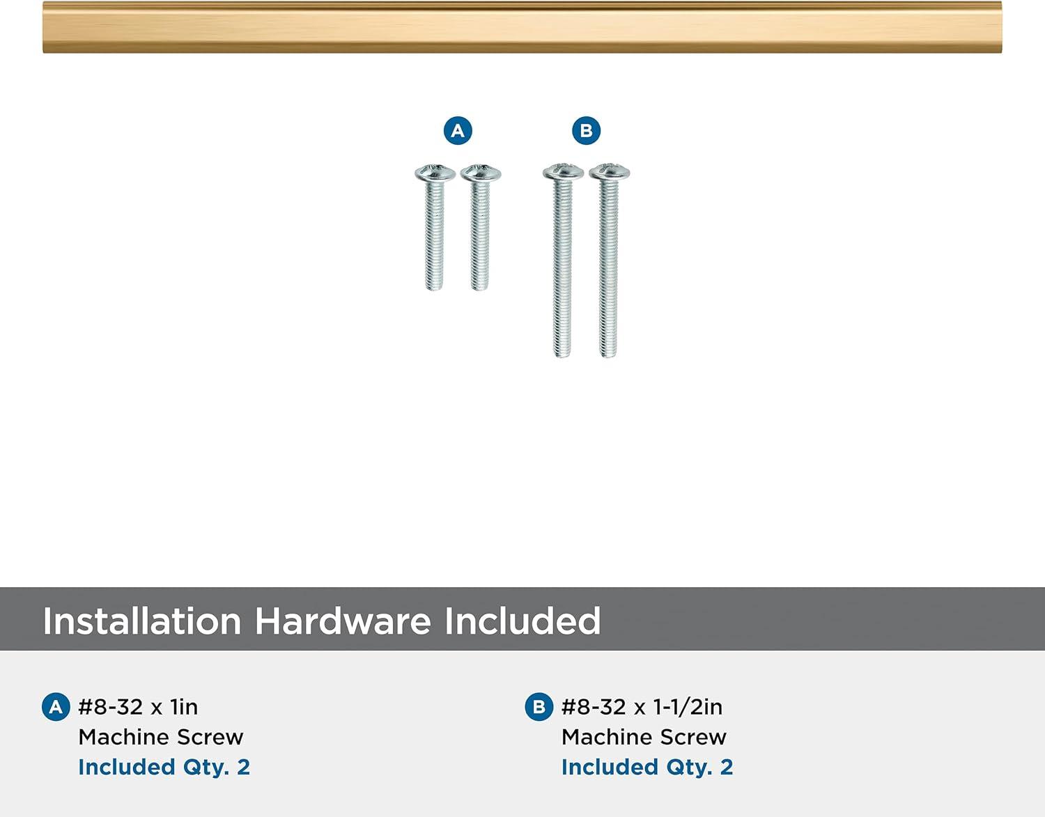 Amerock Status 8-13/16 inch (224mm) Center-to-Center Champagne Bronze Cabinet Pull
