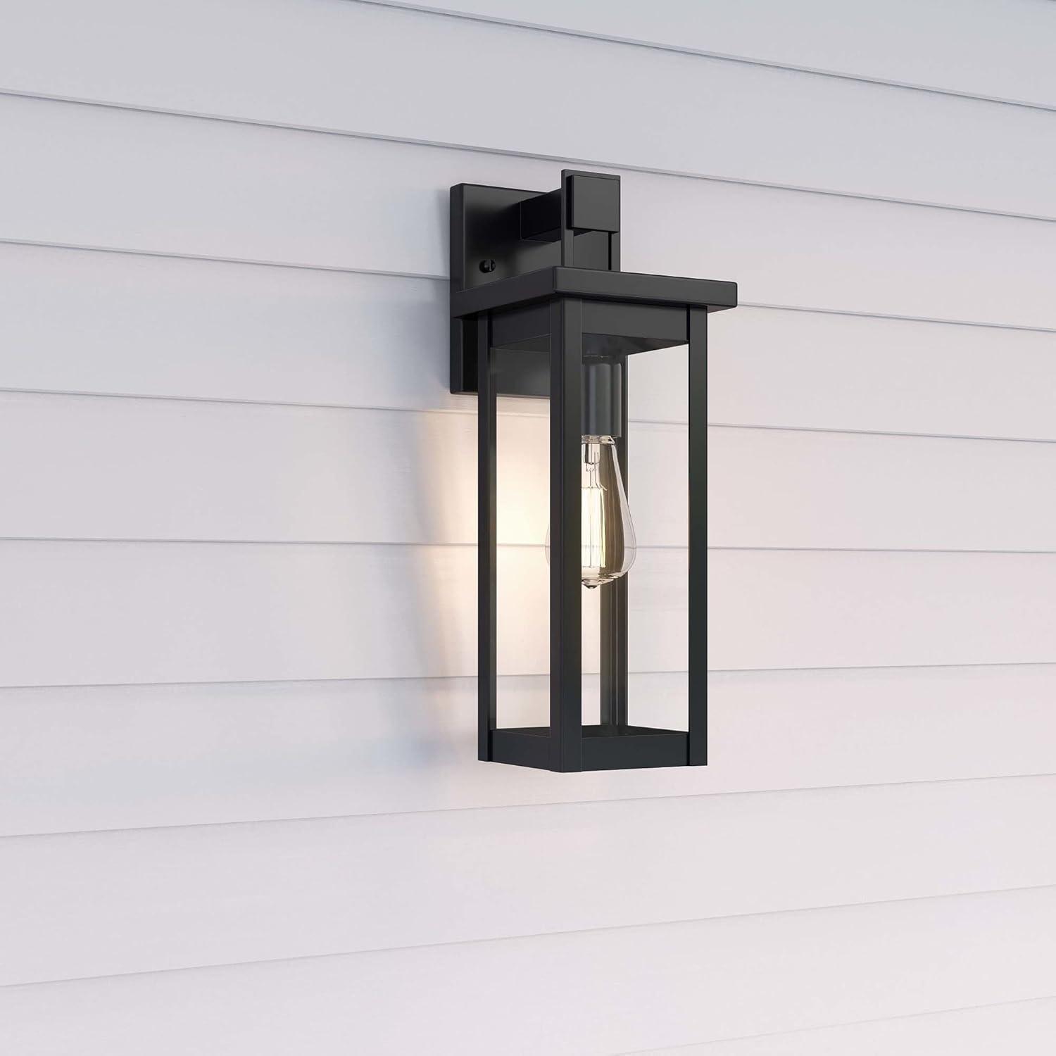 Millennium 2601-PBK Transitional One Light Outdoor Wall Bracket Finish, Powder Coat Black