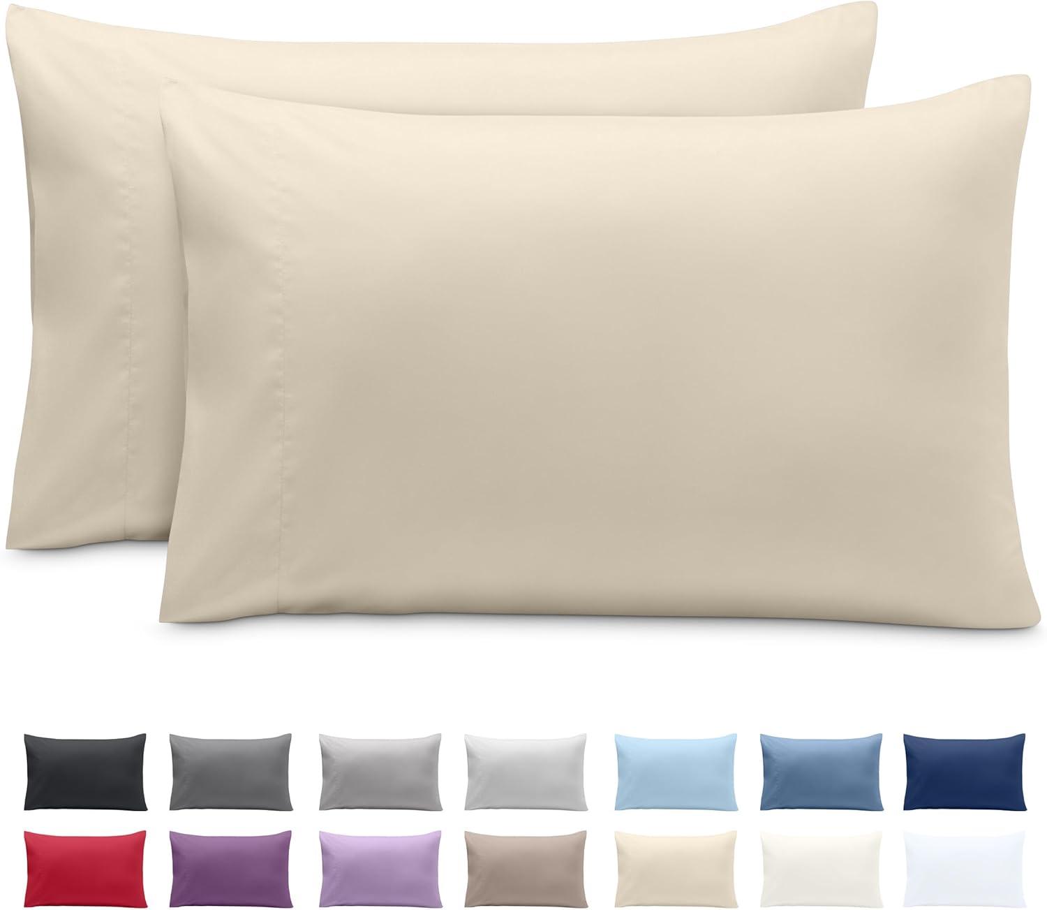 Bare Home Microfiber Pillowcase Set Envelope Closure